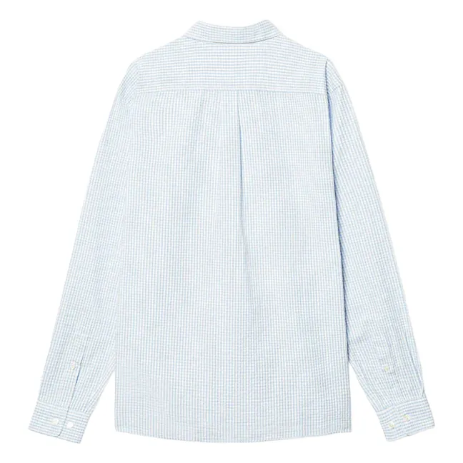 Chemise Carreaux | Bleu ciel