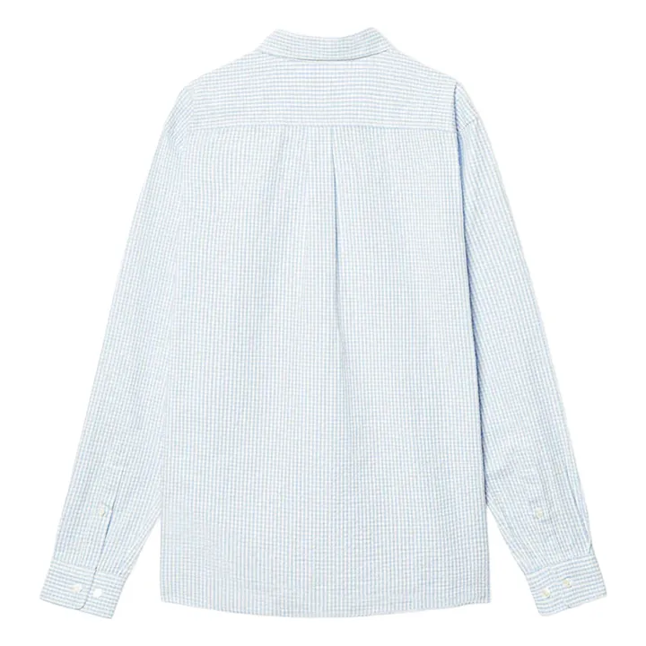 Chemise Carreaux | Bleu ciel- Image produit n°1