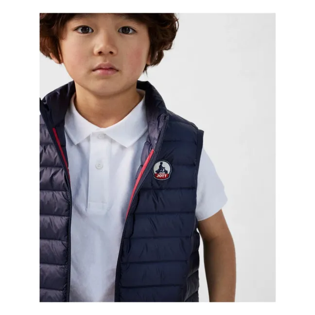 Zoé Sleeveless Down Jacket | Navy blue