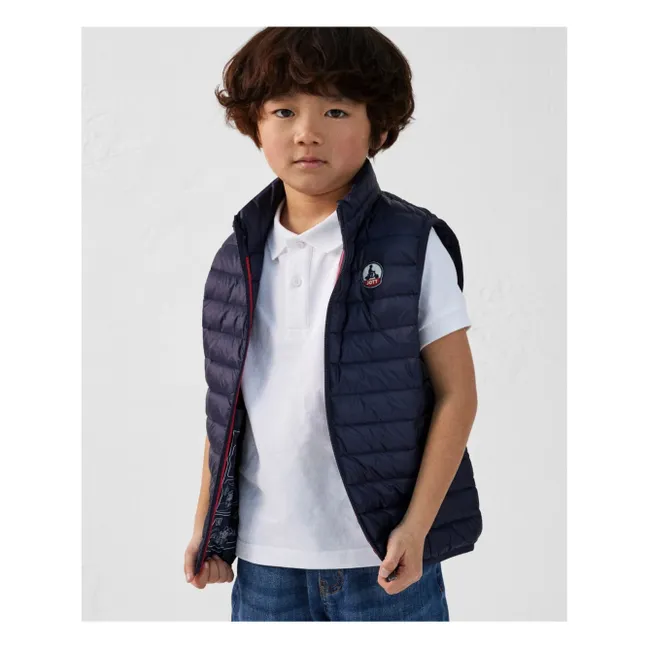 Zoé Sleeveless Down Jacket | Navy blue