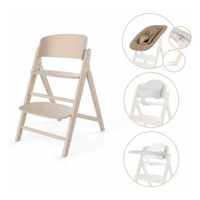 Click&amp;Fold - 4-in-1 high chair | Beige