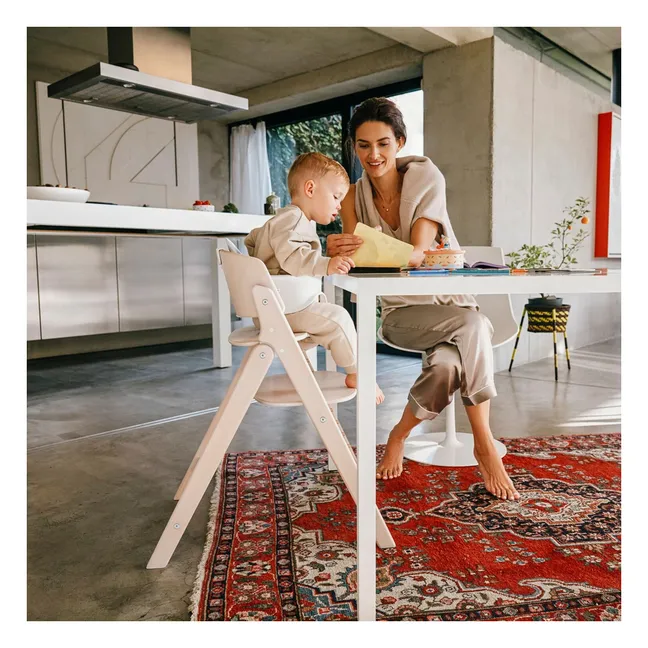 Click&Fold - Chaise haute 4 en 1 | Blanc