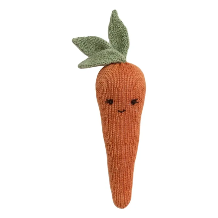 Carrot rattle | Orange- Product image n°0