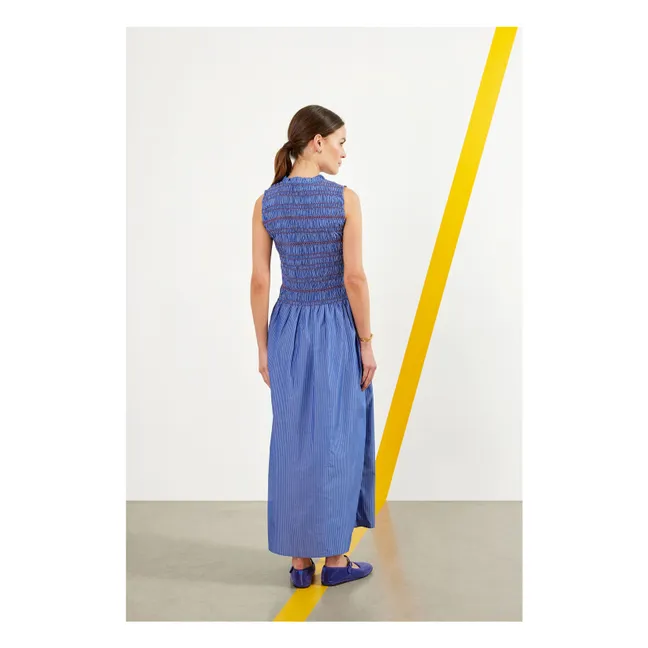 Kleid Saint Barth Streifen | Blau