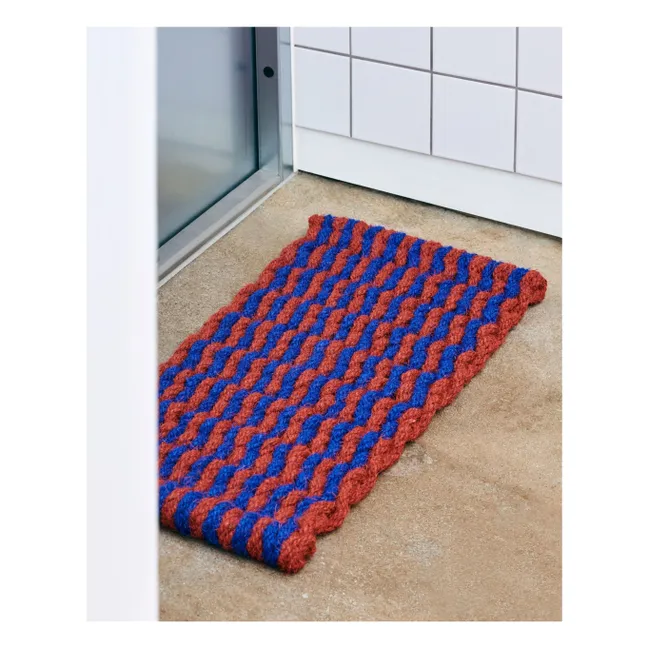 Paillasson Coco Stripe Wave | Marron