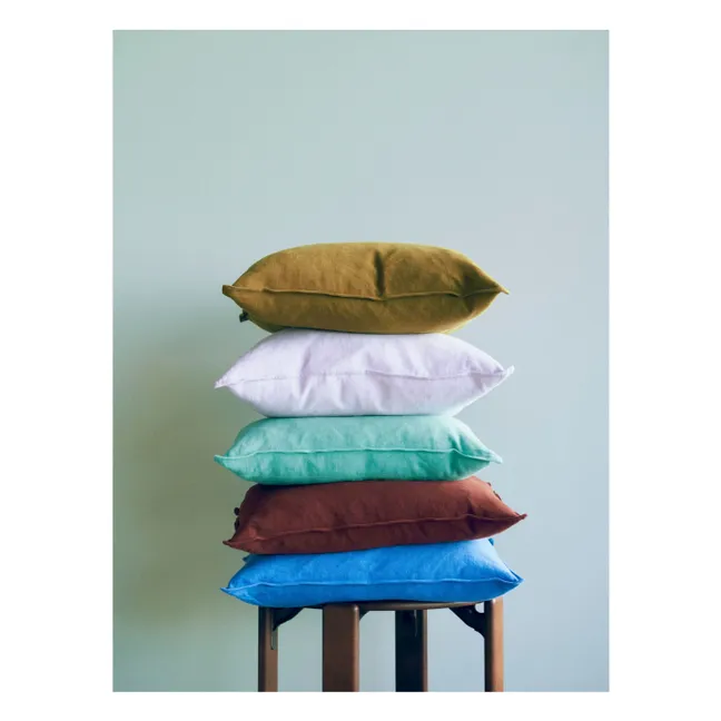 Coussin en lin | Vert