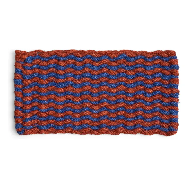 Coco Stripe Wave doormat | Brown