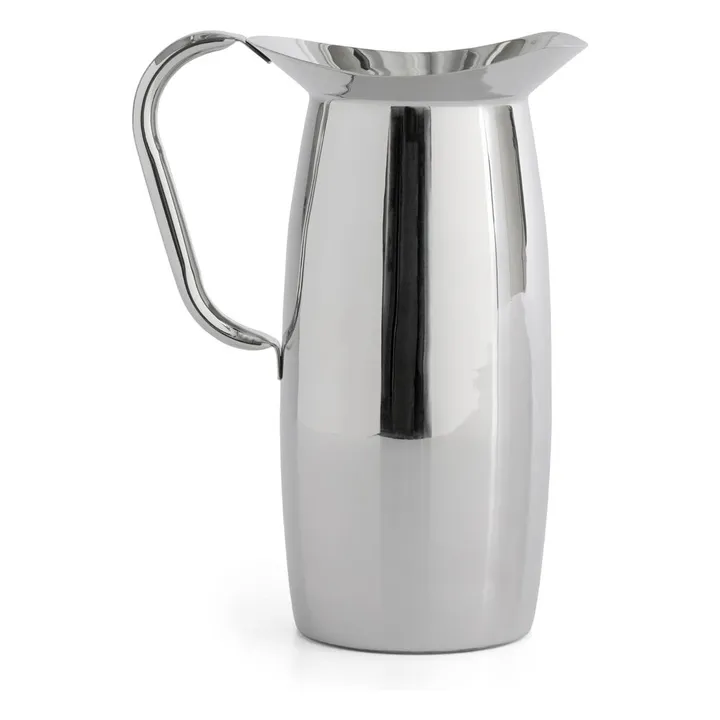 Carafe en acier Indian | Argenté- Image produit n°0
