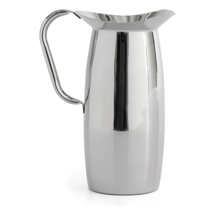 Indian steel decanter | Silver- Product image n°0