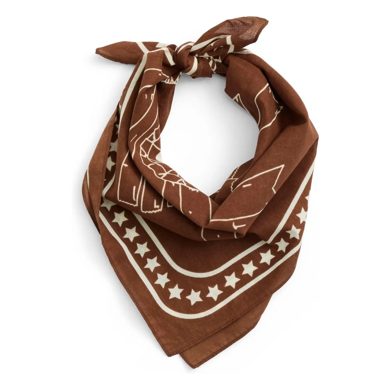 Hay Brown Dog Bandana