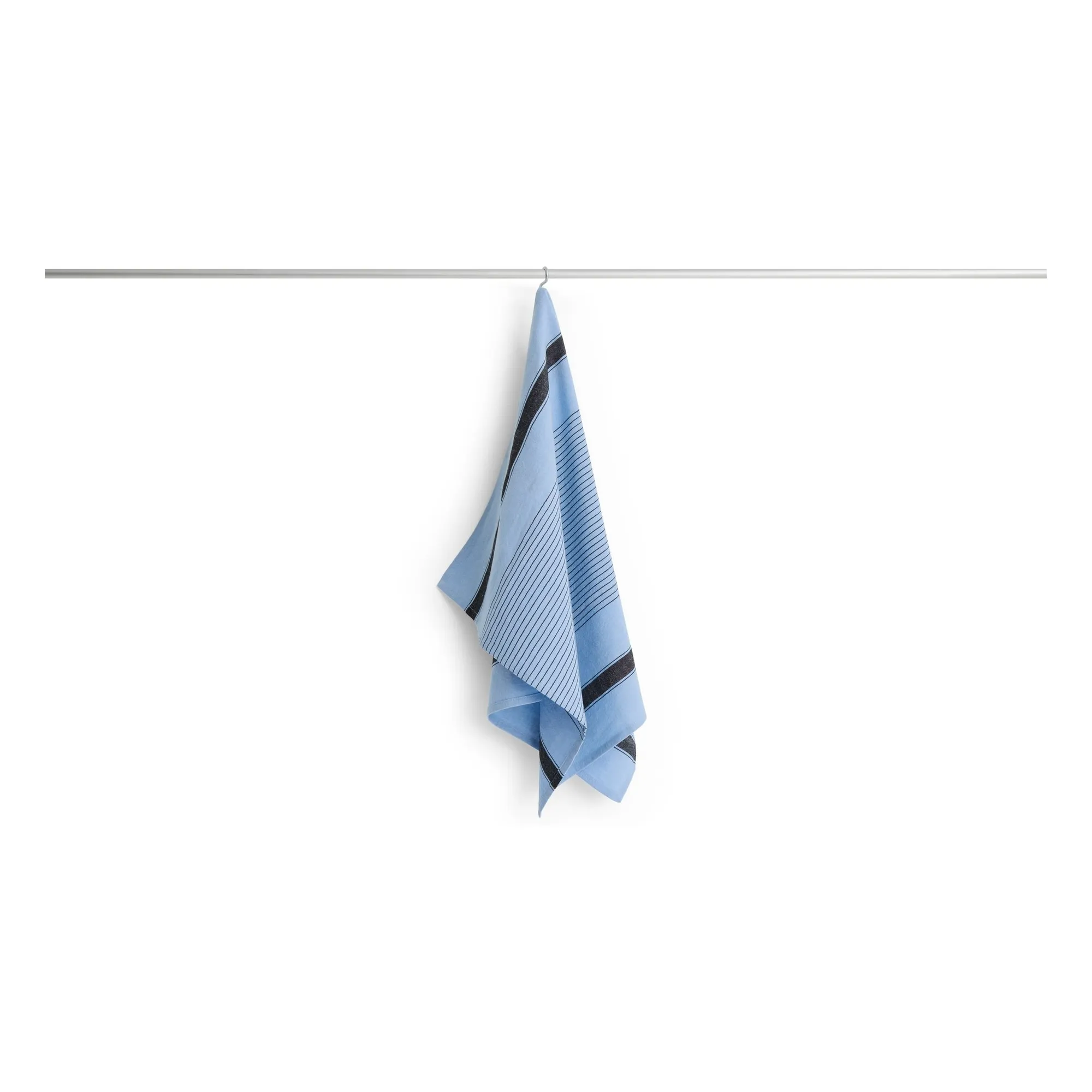 Hay Light Blue Linear Tea Towel