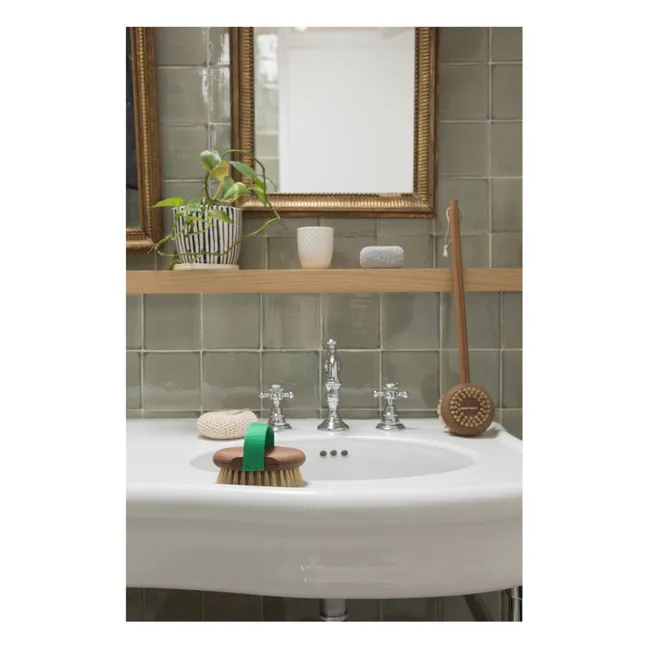 Trockenmassagebürste | Grün