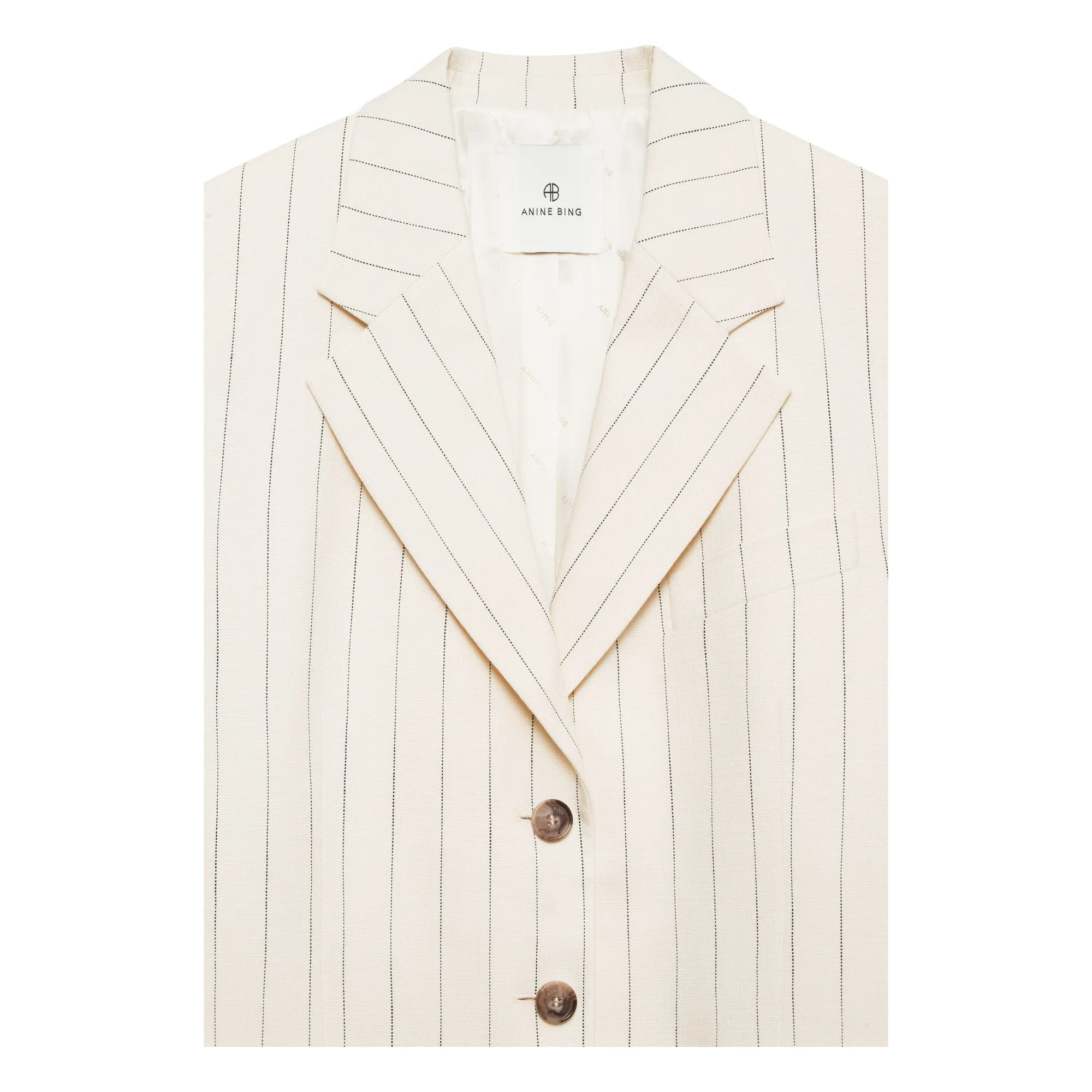 Veste Sara Rayée | Crème- Image produit n°3