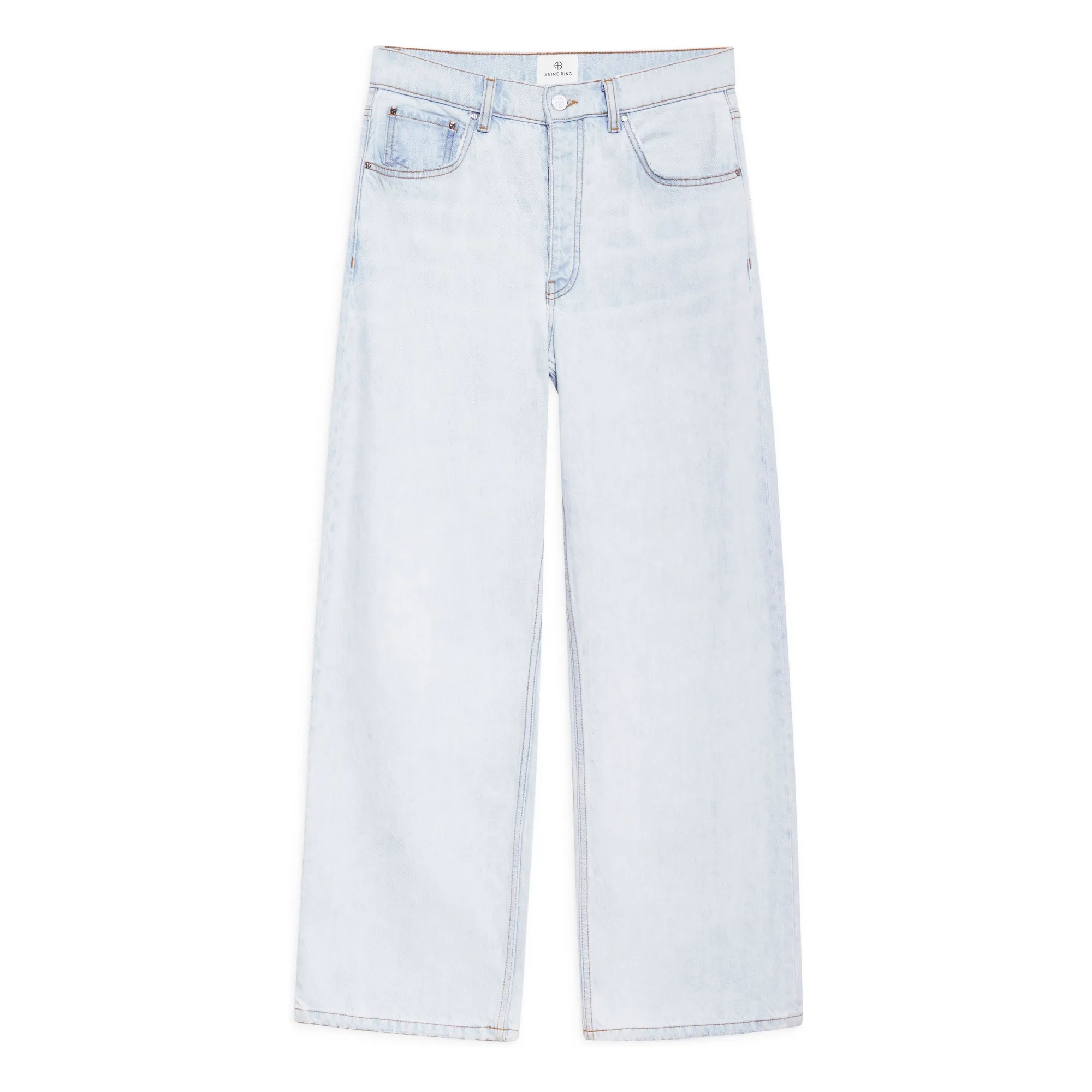 Anine Bing Denim Bleached Jean Manon
