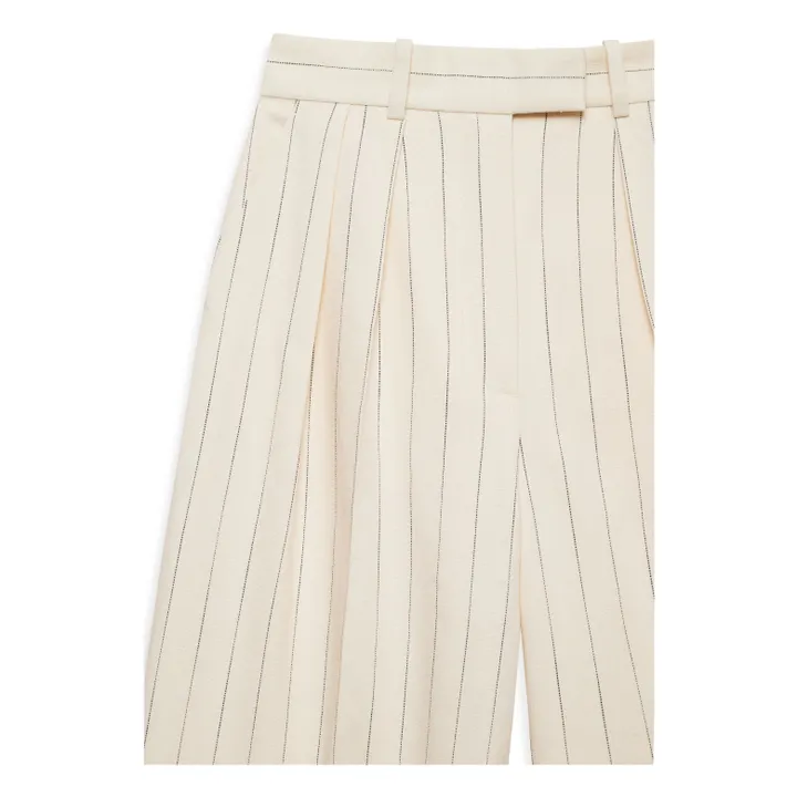 Pantalon Lou Rayé | Crème- Image produit n°3