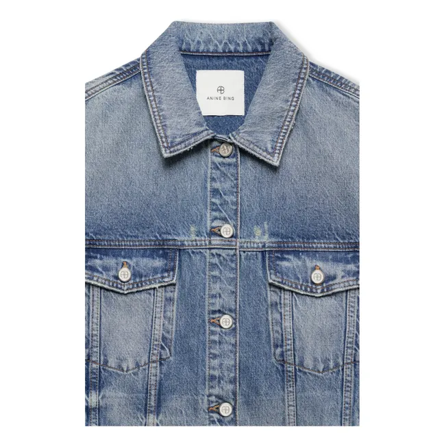 Rory Sleeveless Jacket | Denim