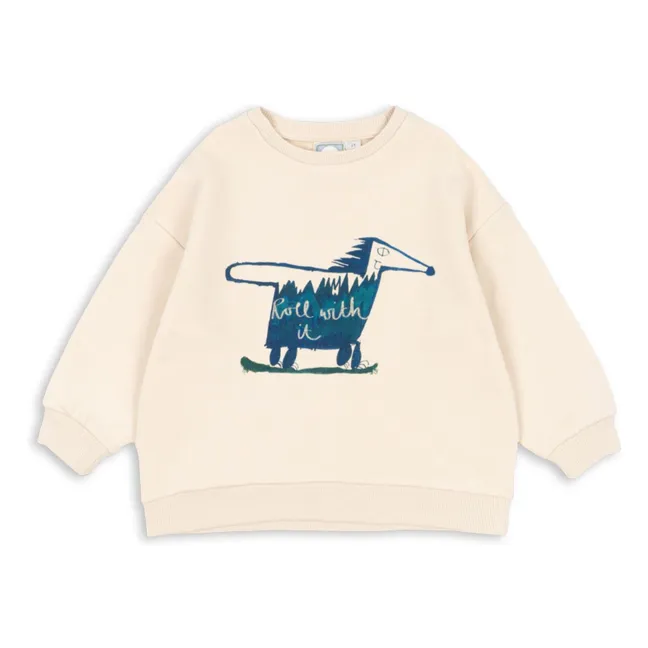 Sweat Roller Coton Bio - RHW x KS | Ecru