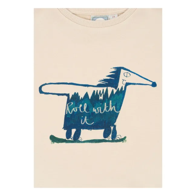 Sweat Roller Coton Bio - RHW x KS | Ecru