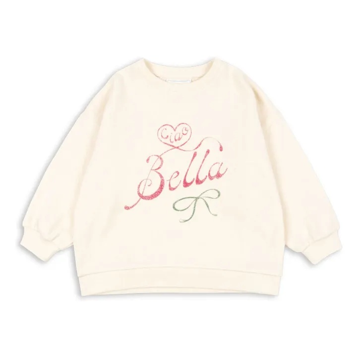 Sweat Bella Coton Bio - RHW x KS | Ecru- Image produit n°0