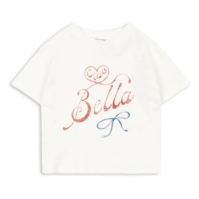 T-shirt Bella Coton Bio - RHW x KS | Blanc