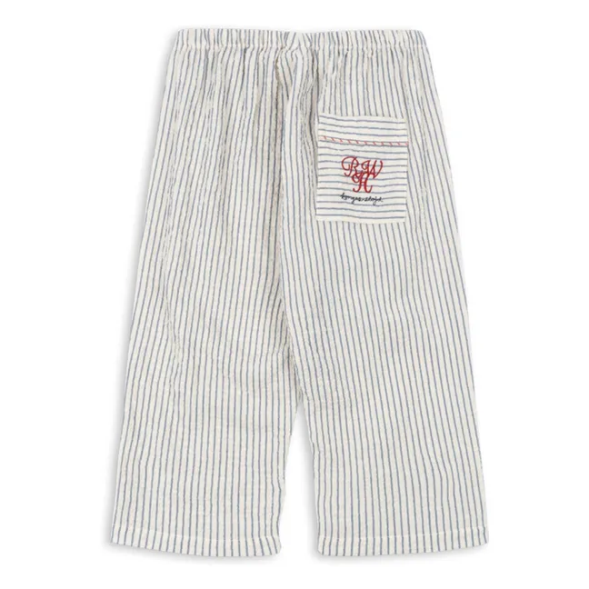 Pantalon Duo Coton Bio - RHW x KS | Ecru