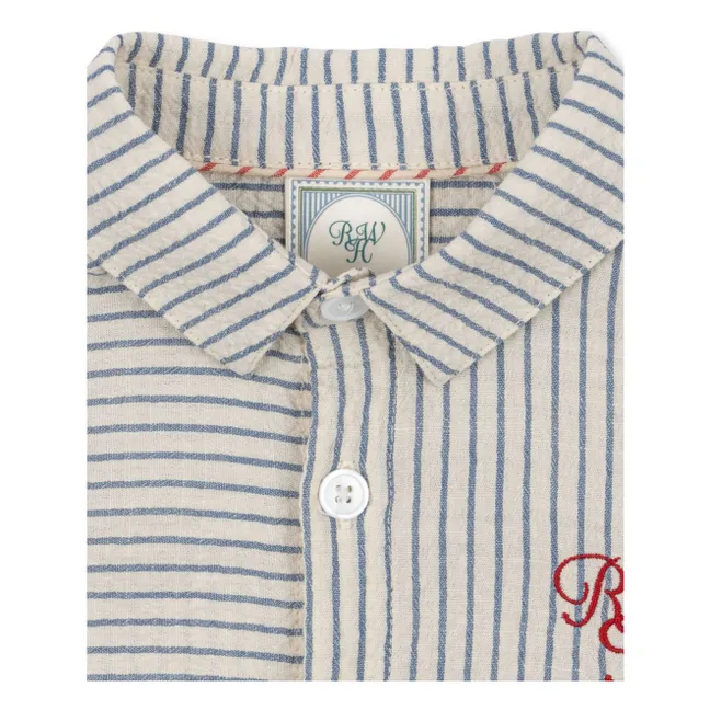 Duo-Shirt aus Bio-Baumwolle - RHW x KS | Seidenfarben