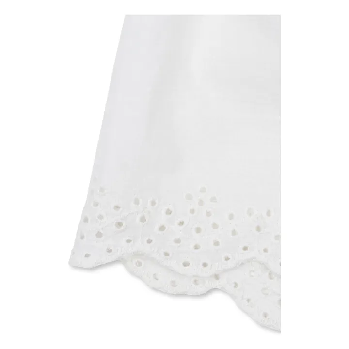 Short Fiori Coton Bio - RHW x KS | Blanc- Image produit n°4