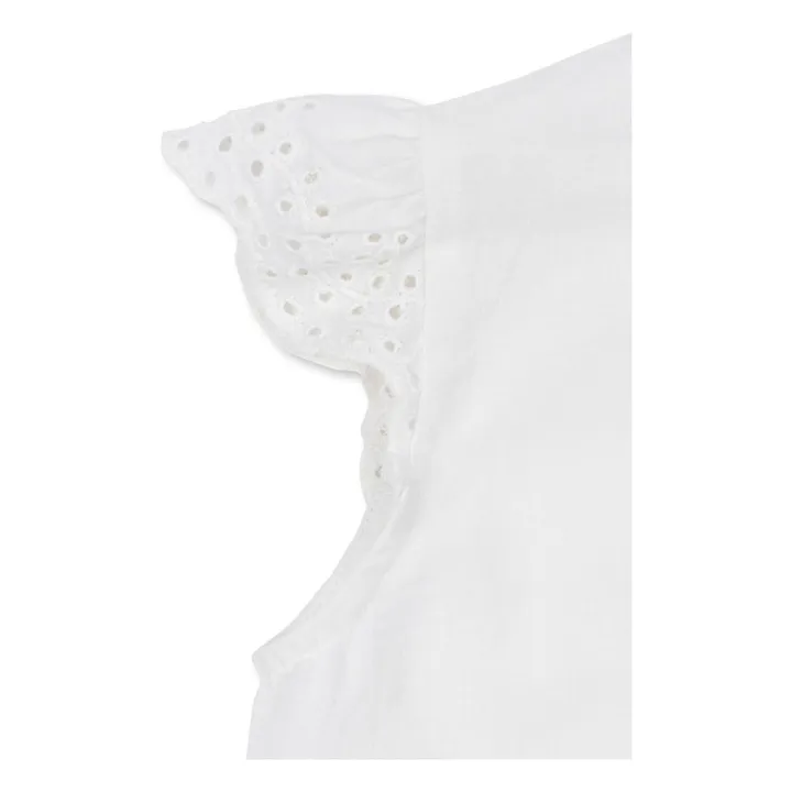 Top Fiori Coton Bio - RHW x KS | Blanc- Image produit n°4