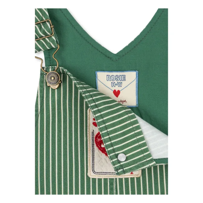 Salopette Jack Coton Bio - RHW x KS | Vert