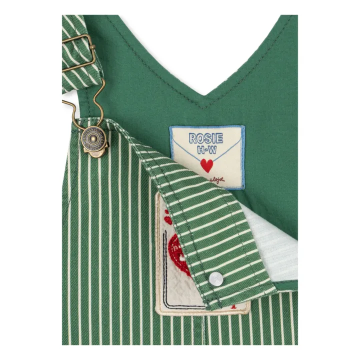 Salopette Jack Coton Bio - RHW x KS | Vert- Image produit n°12