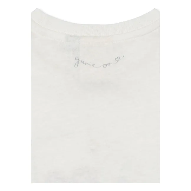 T-shirt Jack Coton Bio - RHW x KS | Blanc