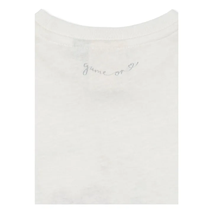 T-shirt Jack Coton Bio - RHW x KS | Blanc- Image produit n°4