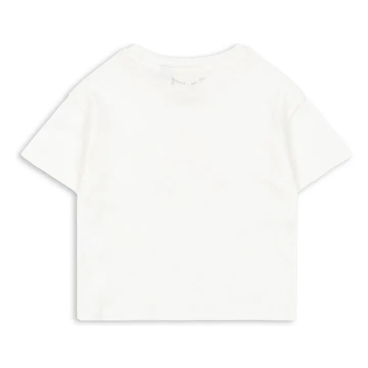 T-shirt Jack Coton Bio - RHW x KS | Blanc- Image produit n°2