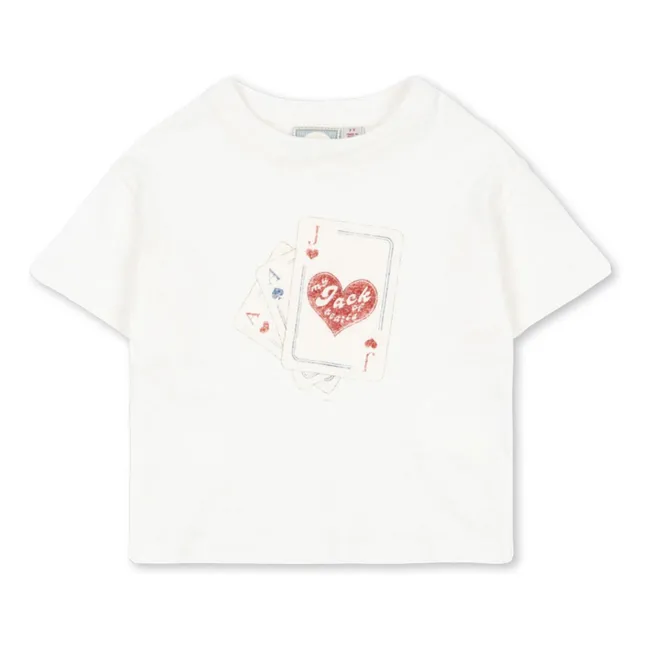T-shirt Jack Coton Bio - RHW x KS | Blanc