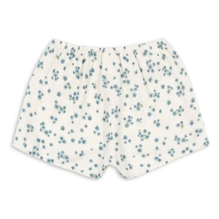 Short Mioblu Coton Bio - RHW x KS | Blanc- Image produit n°3