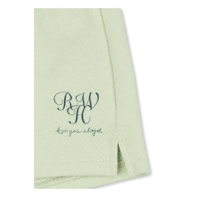 Short Mono Coton Bio - RHW x KS | Vert pâle