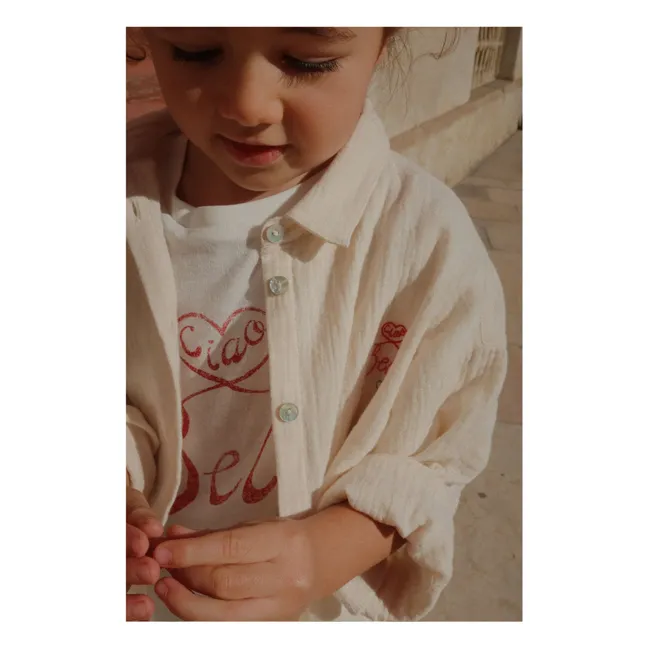 Chemise Bella Coton Bio - RHW x KS | Ecru