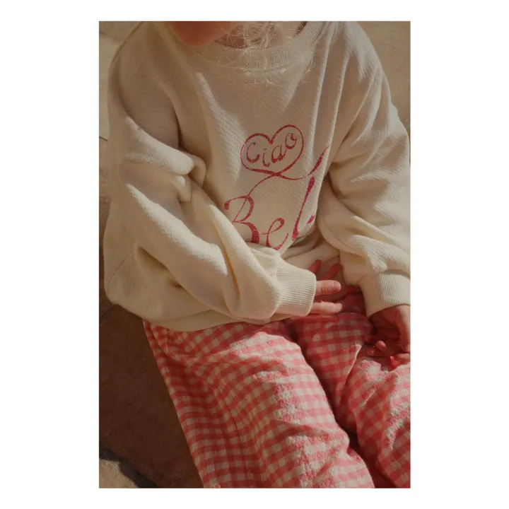Sweat Bella Coton Bio - RHW x KS | Ecru- Image produit n°7