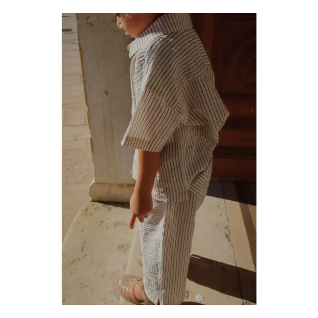 Pantalon Duo Coton Bio - RHW x KS | Ecru