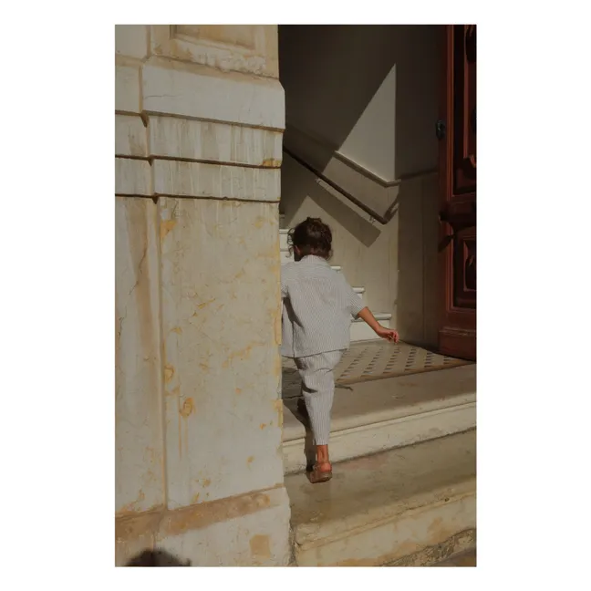 Organic Cotton Duo Pants - RHW x KS | Ecru