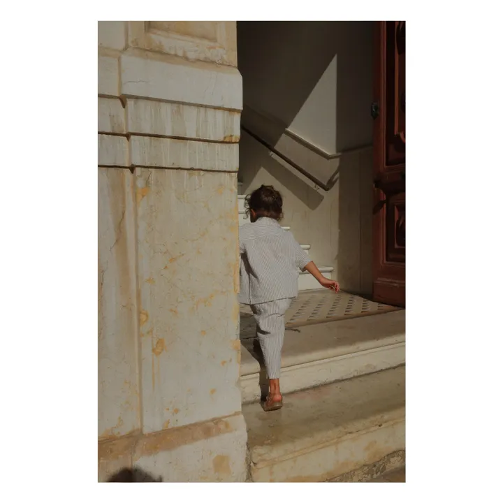 Pantalon Duo Coton Bio - RHW x KS | Ecru- Image produit n°1