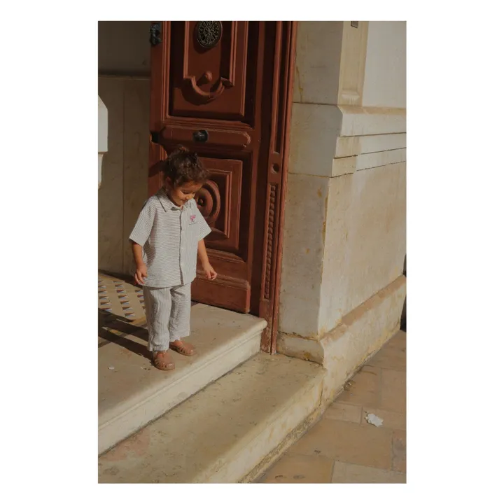 Chemise Duo Coton Bio - RHW x KS | Ecru- Image produit n°5