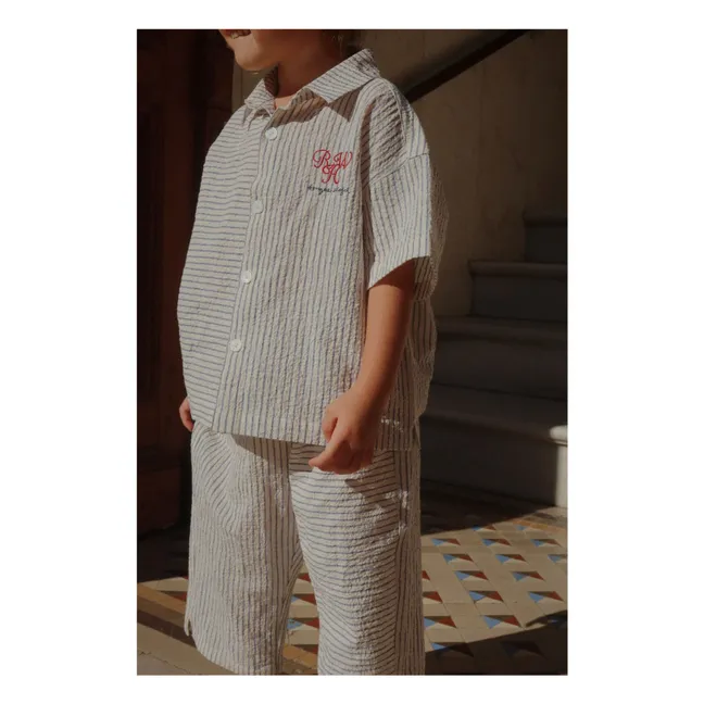 Duo-Shirt aus Bio-Baumwolle - RHW x KS | Seidenfarben