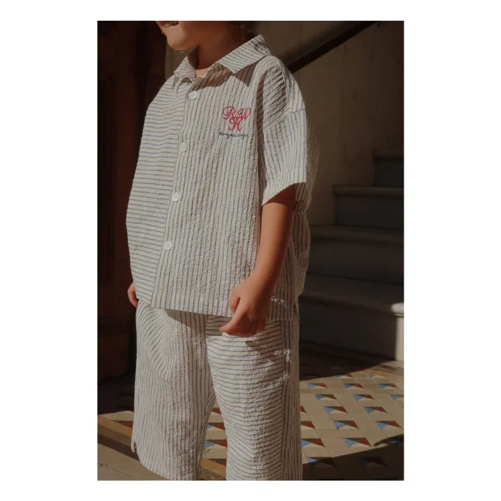 Chemise Duo Coton Bio - RHW x KS | Ecru- Image produit n°1