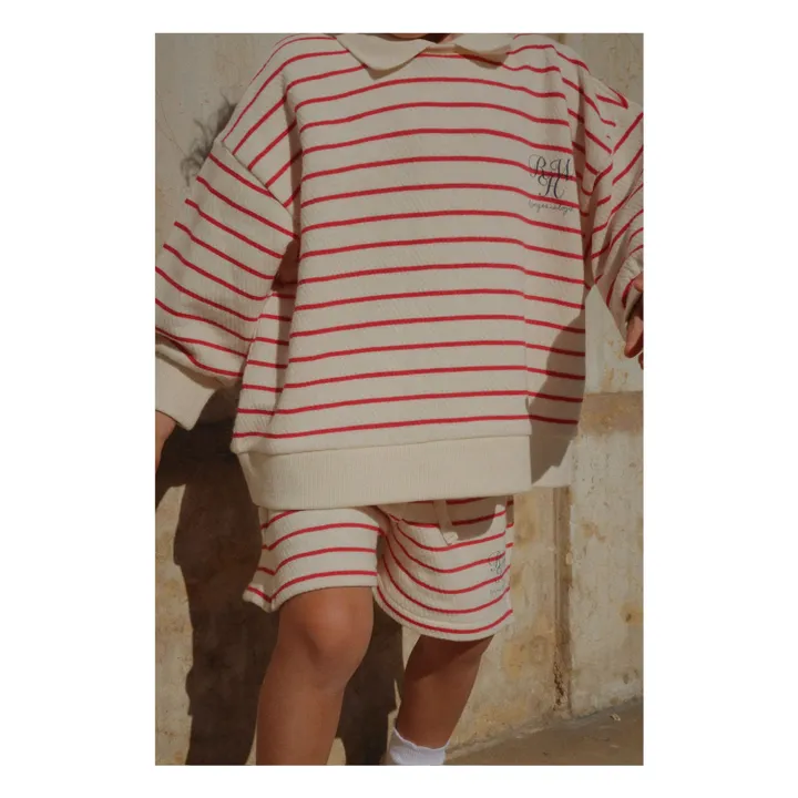Short Largo Coton Bio - RHW x KS | Ecru- Image produit n°2