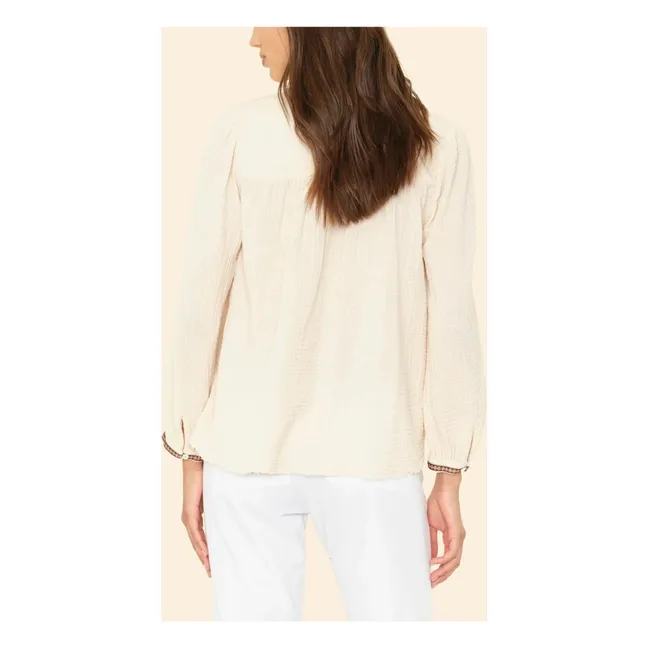 Blouse Colette Gaze de Coton | Ecru