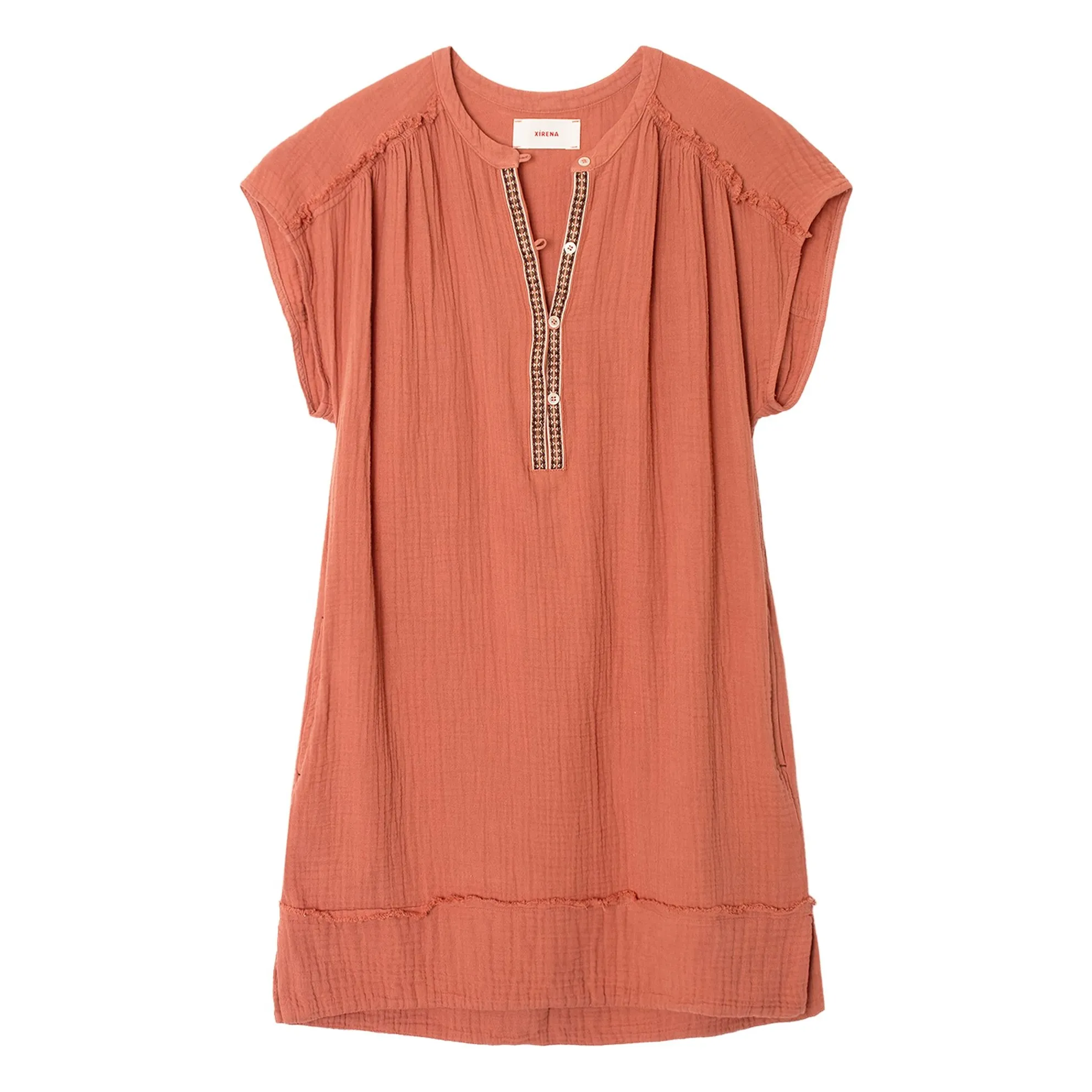 Xirena Dusty Pink Talula Cotton Gauze Dress X Léa Meylan