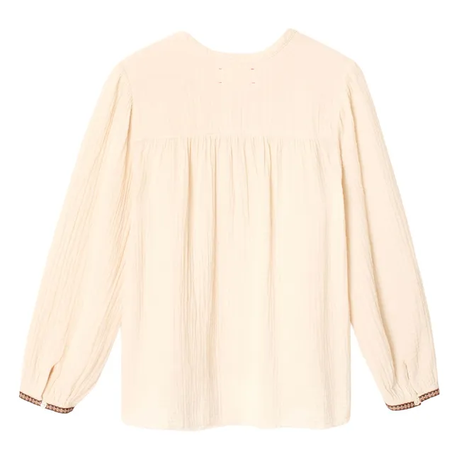 Blouse Colette Gaze de Coton x Léa Meylan | Ecru