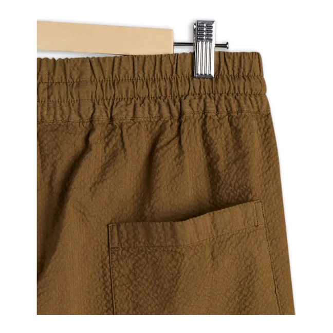 Texturierte Shorts Atlantico | Olive