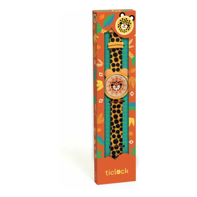 TICLOCK - Montre Guépard | Orange